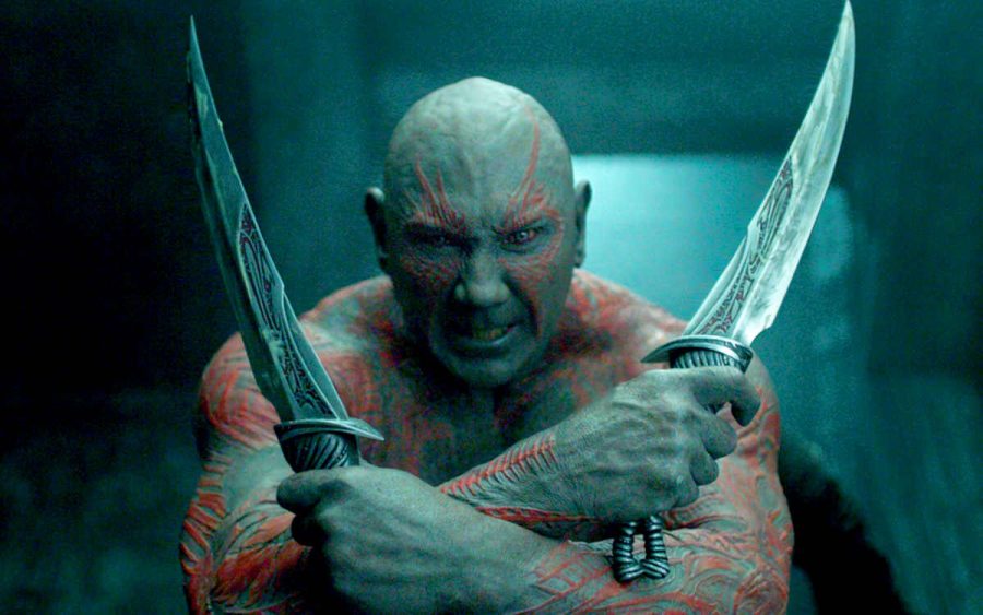 Dave Bautista als Drax in Guardians of the Galaxy