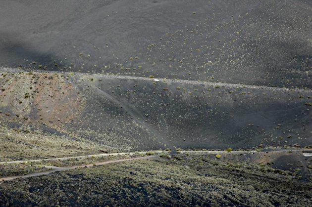 Vulkanische grond op La Pama