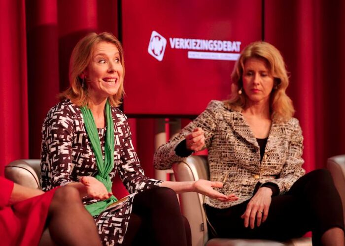 Verkiezingsdebat op de Internationale Vrouwendag, met 6 vrouwelijke politici, olv Rob Trip