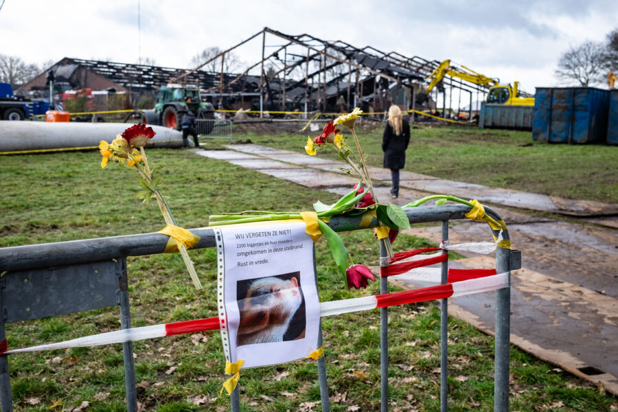 Wake en opruimwerkzaamheden stalbrand Mill 2017