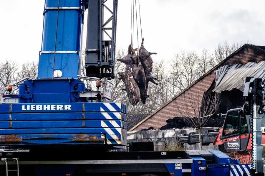 Wake en opruimwerkzaamheden stalbrand Mill 2017
