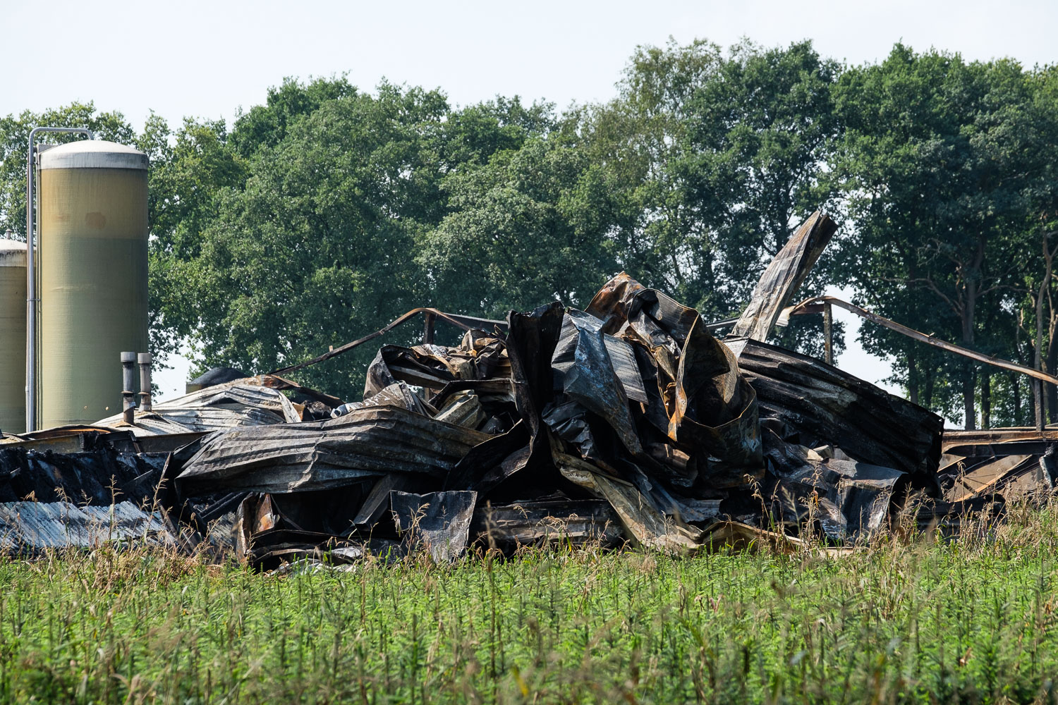 Brand varkensstal Agelo