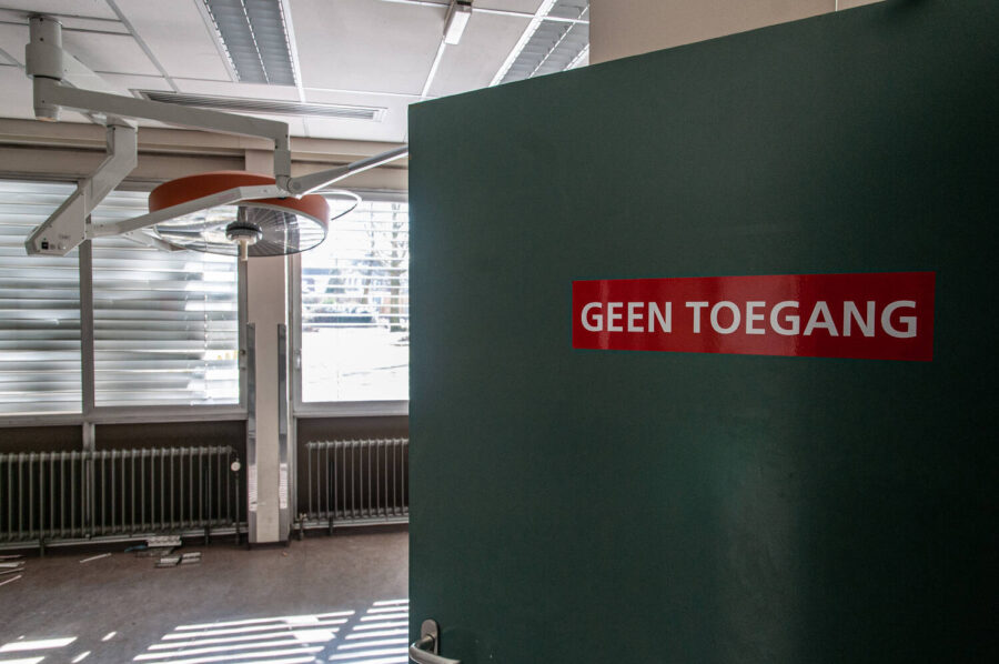 Impressie Maaslandziekenhuis Sittard voorafgaande aan de slloop.