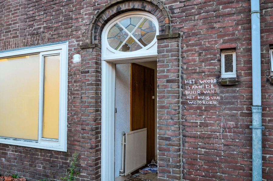 Tilburgse wijk Groeseind ten tijde van de sloop in 2010: House of Words